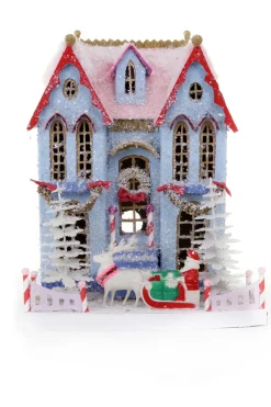 Cody Foster 13.5" Festive Mansion Christmas Putz House HOU-312