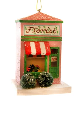 Cody Foster 5" Florist Shop Building Christmas Ornament RO-3125-F
