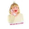 Cody Foster 5" Hope Your Christmas Is A Scream Glass Christmas Ornament GO-9093