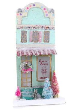 Cody Foster 12.5" Ice Cream Shoppe Vintage Inspired Putz Christmas House HOU-394