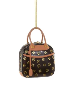 Cody Foster 4" Luxury Handbag Glass Christmas Ornament GO-8685-BR