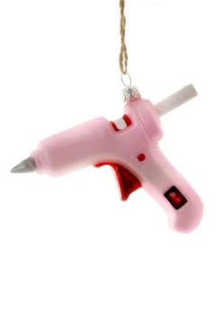 Cody Foster 4.25" Pink Hot Glue Gun Glass Christmas Ornament GO-8006