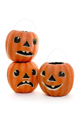 Cody Foster 10" Set Of 3 Jack O Lantern Halloween Candy Bucket PM-205
