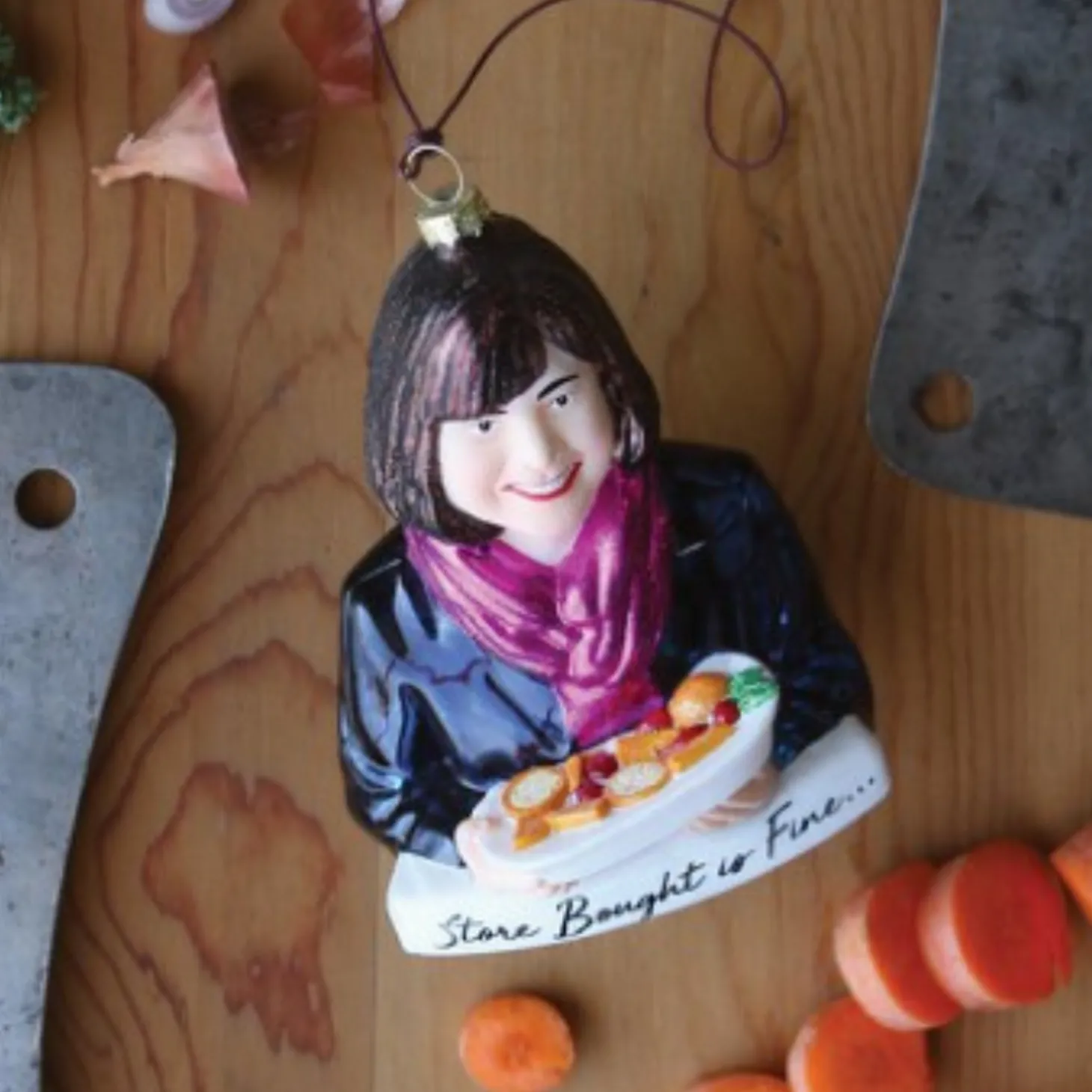 Cody Foster 5" Store Bought Is Fine... Ina Garten Glass Christmas Ornament GO-8339