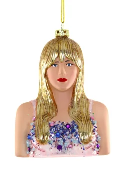 Cody Foster 5" Taylor Swift Glass Christmas Ornament GL-267