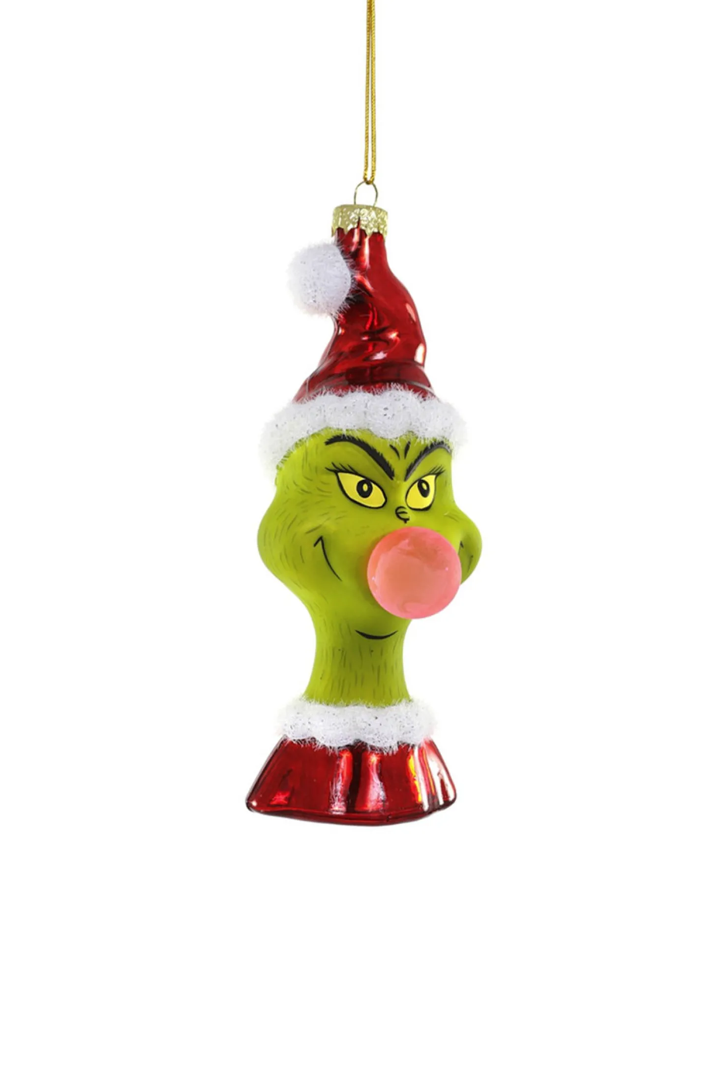 Cody Foster 5.5" The Grinch Glass Christmas Ornament GO-9902