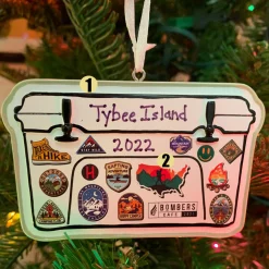 Cooler Travel Camping Personalized Christmas Ornament OR2405