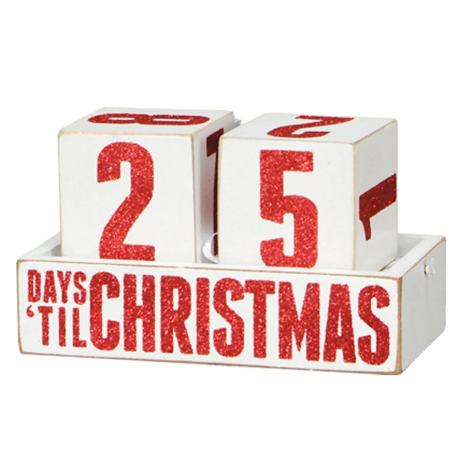 Countdown To Christmas Wooden Blocks 19430