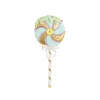 December Diamonds 24" Blue Lollipop Christmas Tree Pick 08-08845
