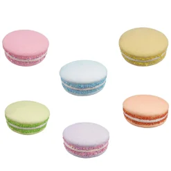 December Diamonds 7" Macaron Set Of 6 Christmas Decorations