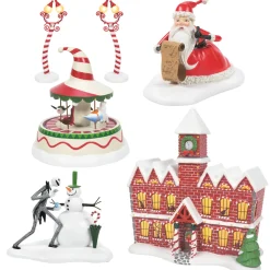 Department 56 2022 The Nightmare Before Christmas Village Set Of 5