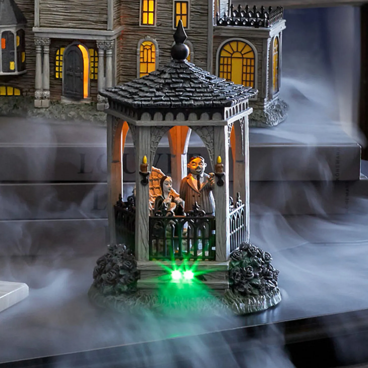 Department 56 Addams Family Village The Gazebo At Moonlight Figure 6005626