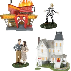 Department 56 Beetlejuice Village 2024 4 Pc Set
