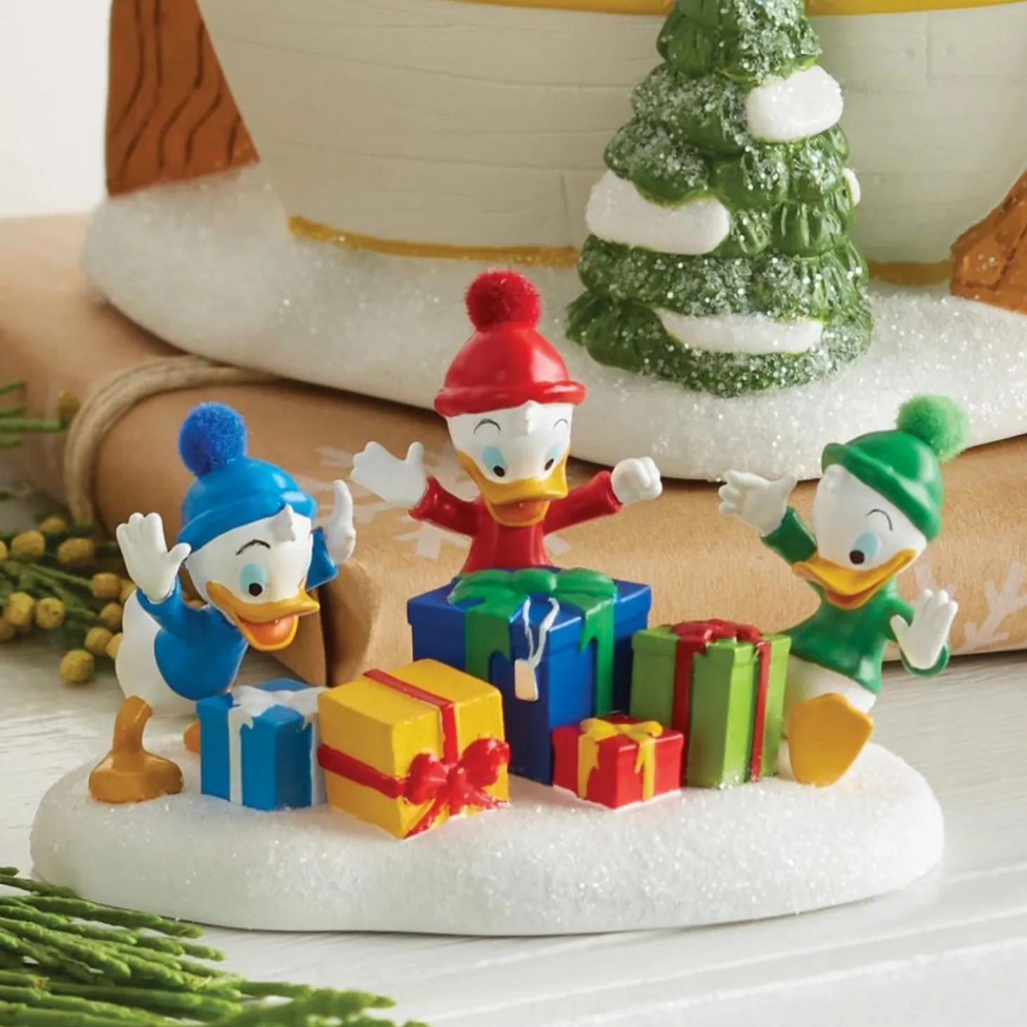 Department 56 Disney Christmas Village 34 Pc Everything Set