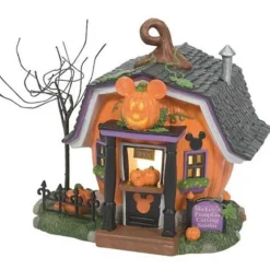 Department 56 Disney Mickey's Pumpkintown Carving Studio 6012310