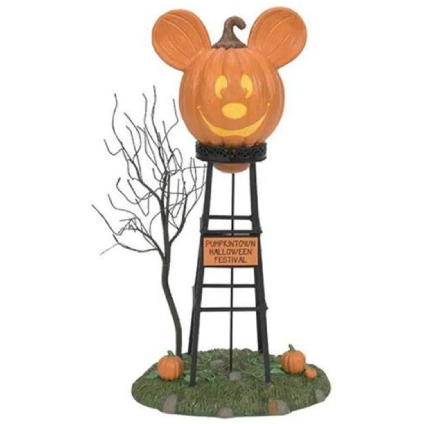 Department 56 Disney Mickey's Pumpkintown Water Tower 6012312