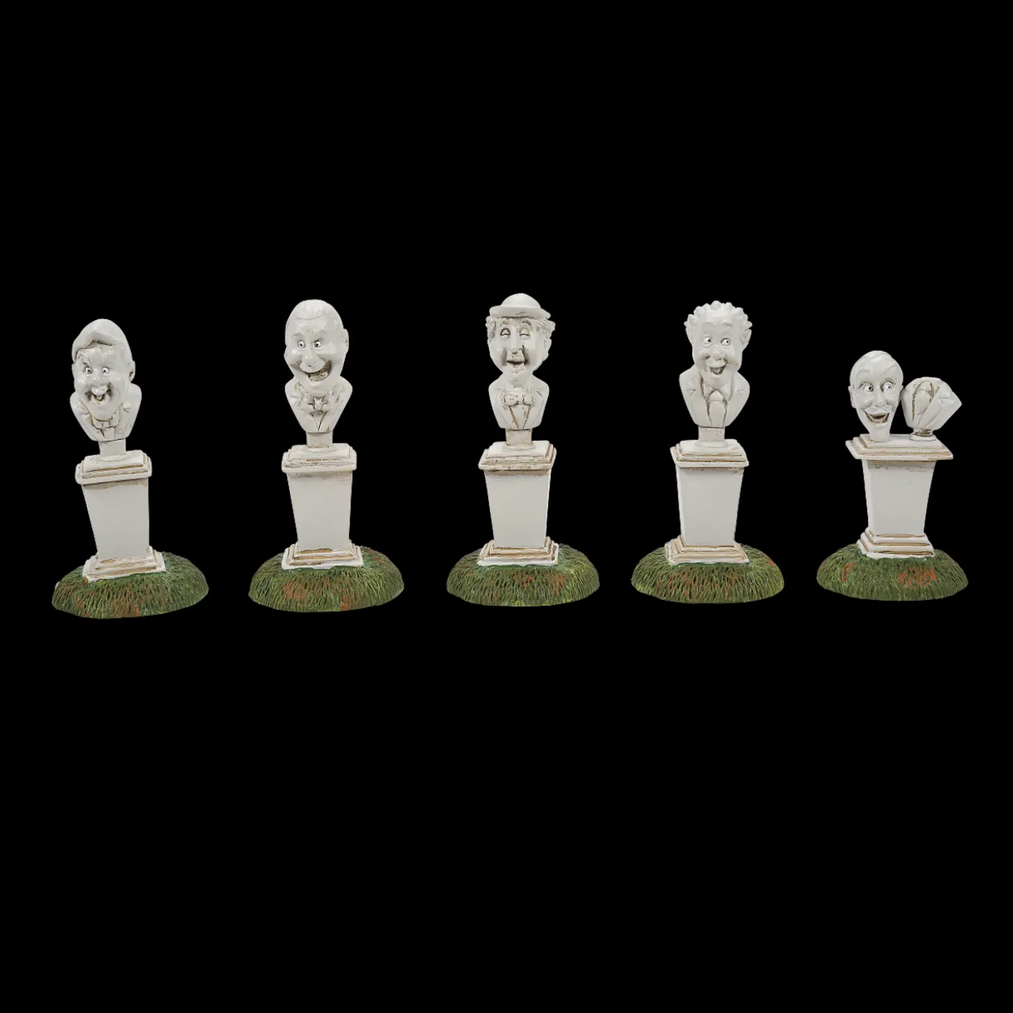 Department 56 Disney's Haunted Mansion Village Set Of 5 The Singing Busts 6010469