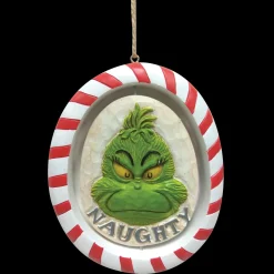 Department 56 Grinch Face Rotating Christmas Ornament ND6010790