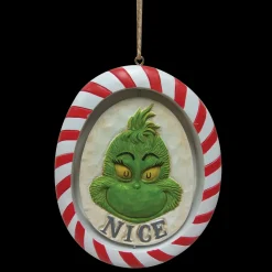Department 56 Grinch Face Rotating Christmas Ornament ND6010790