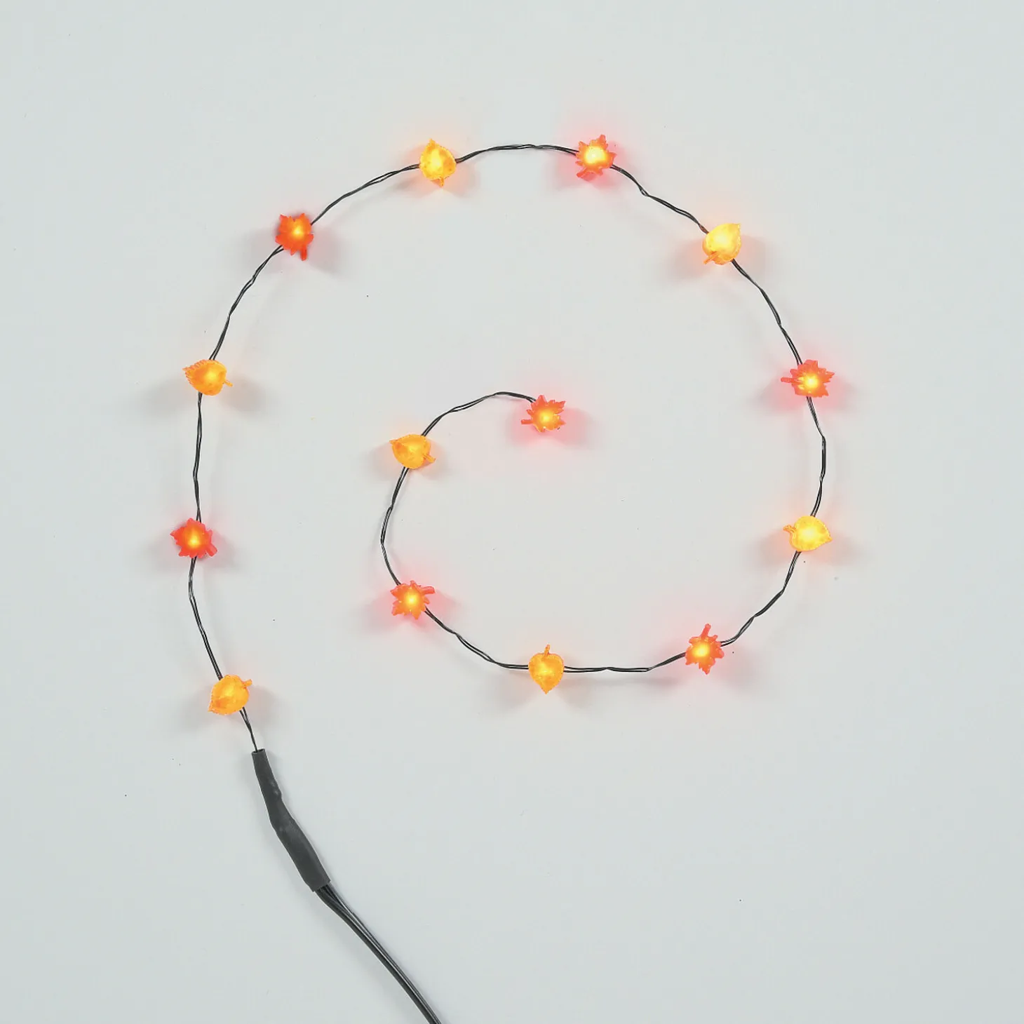 Department 56 Halloween Village String Of Lit Autumn Leaves LED String Lights 6007712