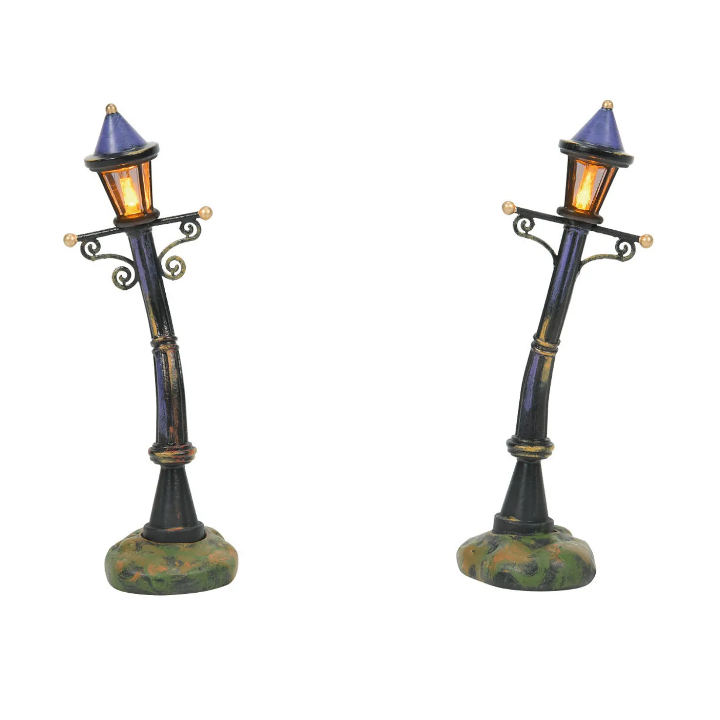 Department 56 Halloween Village Purple Night Lights 6007714