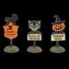 Department 56 Halloween Village Halloween Signs Set Of 3 6009820