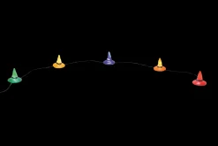 Department 56 Halloween Village Lit Witch Hat String Of Lights 6009842