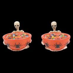 Department 56 Halloween Village Set Of 2 Trick Or Dare Treat Bowls 6010453