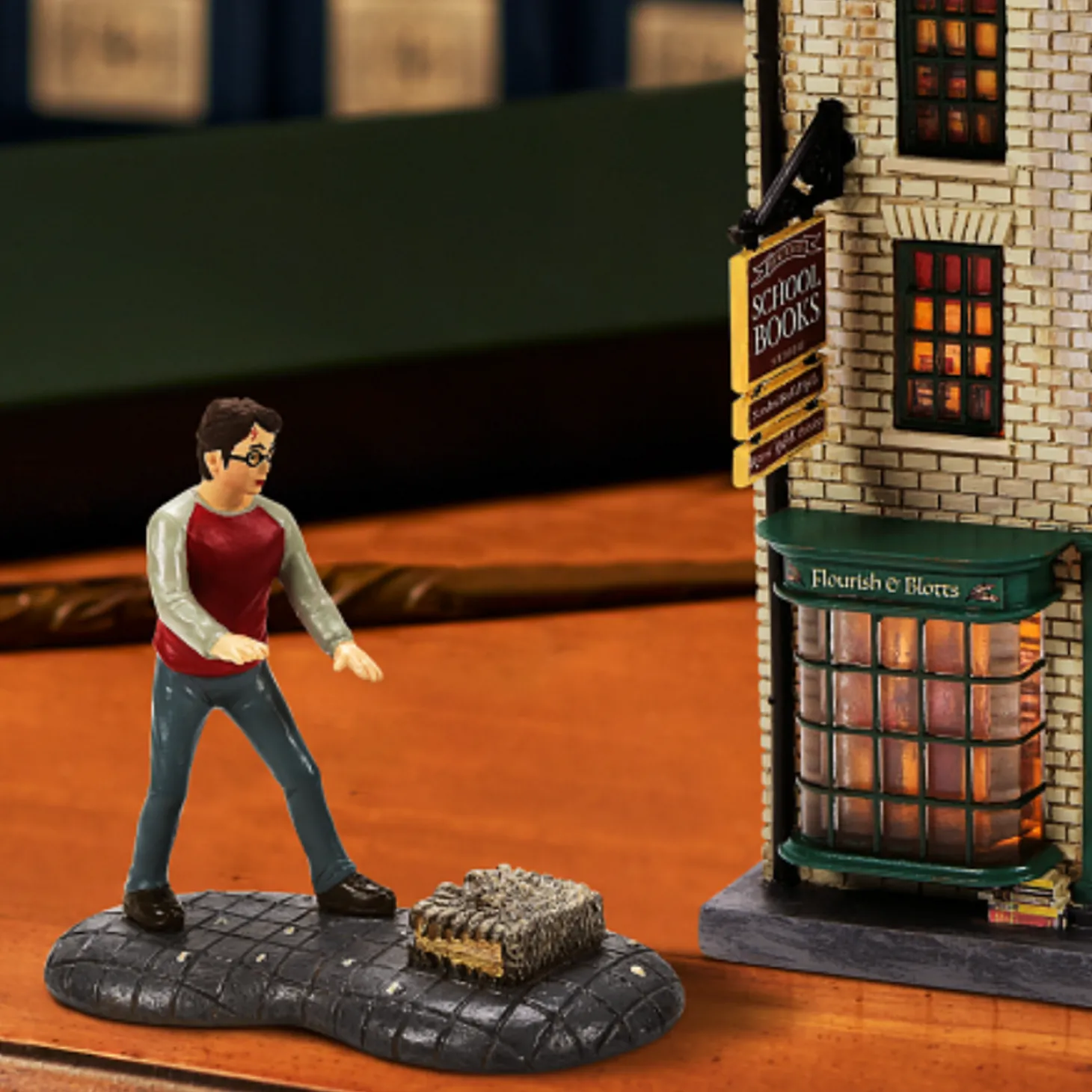 Department 56 Harry Potter Village Harry & His Monster Book Figure 6010456