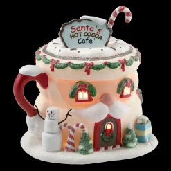 Department 56 North Pole Village Santa's Hot Cocoa Cafe 4020207