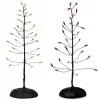 Department 56 Orange Or Purple Twinkle Bright Lighted Halloween Tree Village Accessory