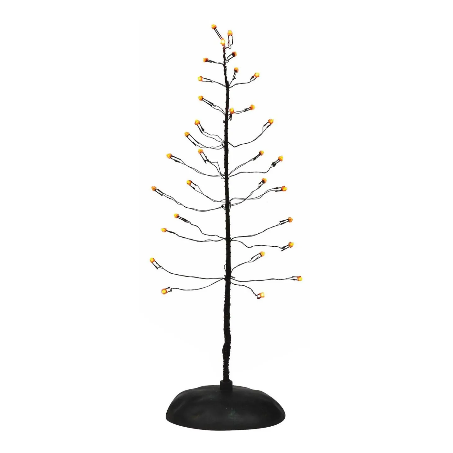 Department 56 Orange Or Purple Twinkle Bright Lighted Halloween Tree Village Accessory