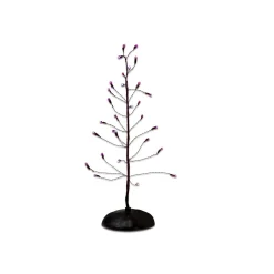 Department 56 Orange Or Purple Twinkle Bright Lighted Halloween Tree Village Accessory