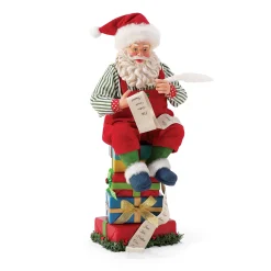 Department 56 Possible Dreams Santa Top Of The List 6010216