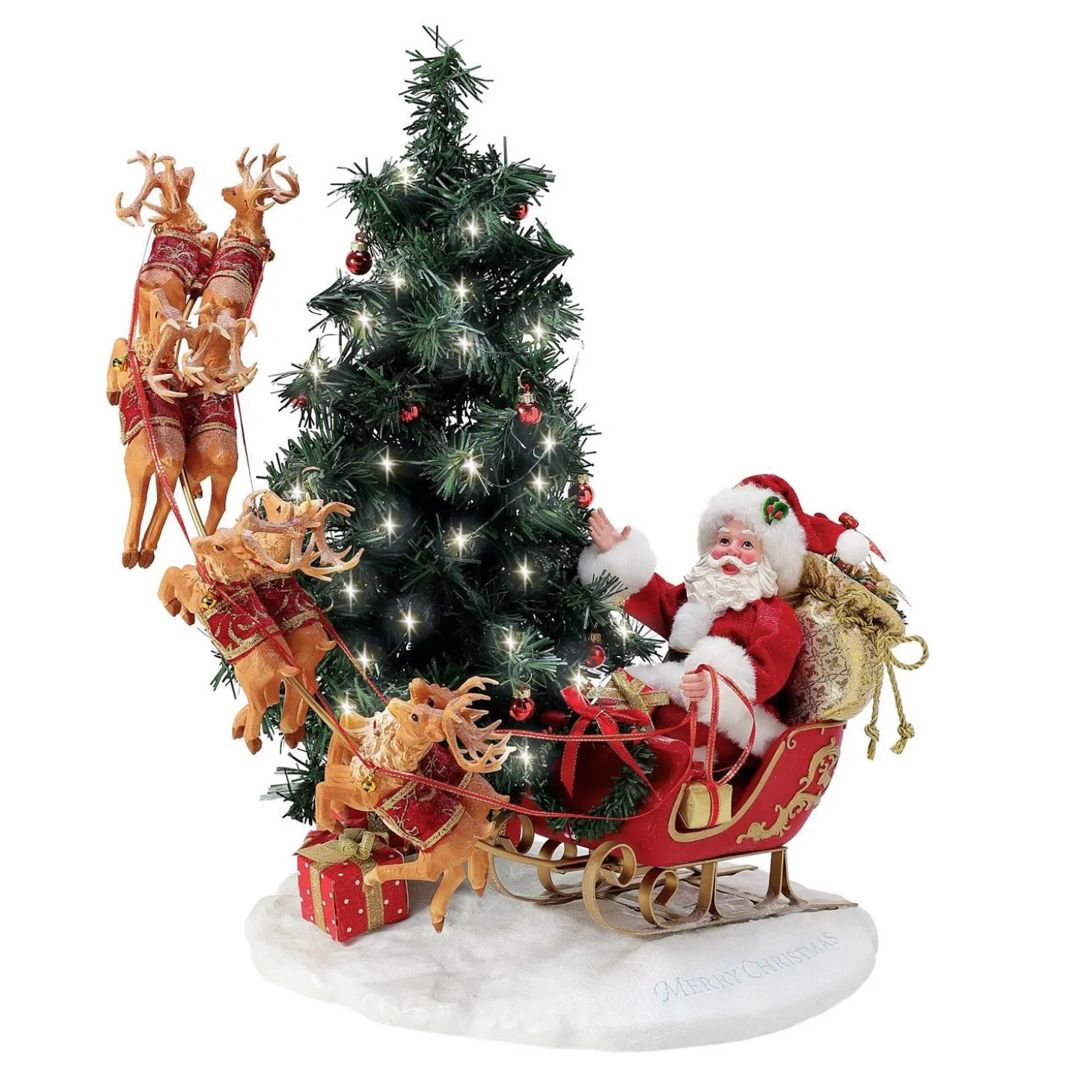 Department 56 Possible Dreams Santa Here Comes Santa Claus Figure 6012249
