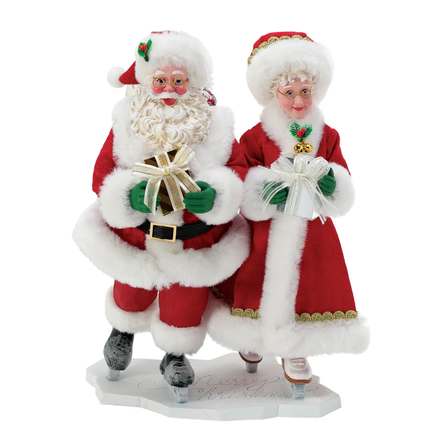 Department 56 Possible Dreams Santa Holiday On Ice Figure 6013881