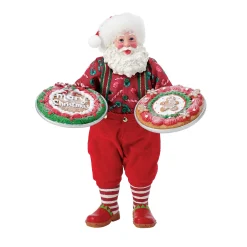 Department 56 Possible Dreams Santa Two Big Cookies! Figure 6013898
