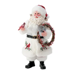 Department 56 Possible Dreams Santa Red Birds & Berries 6013910
