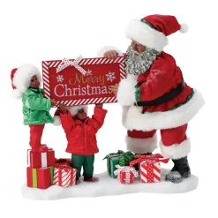 Department 56 Possible Dreams African American Santa Clearly A Sign Figure 6013915