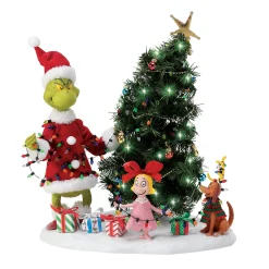 Department 56 Possible Dreams Who-ville Tree Trimming Grinch Figure 6013933