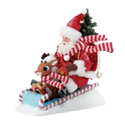 Department 56 Possible Dreams Santa Ready Santa! Rudolph Figure 6013934