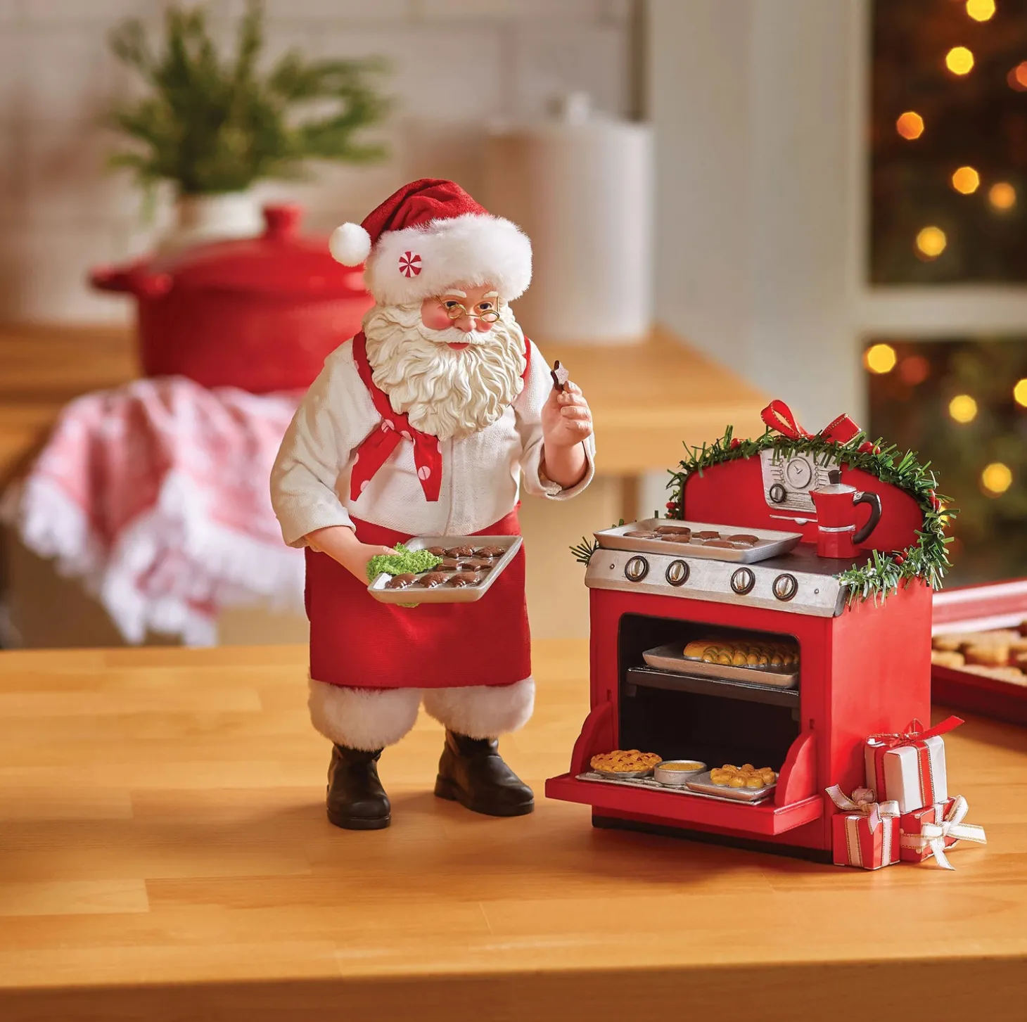 Department 56 Possible Dreams Santa Baking Christmas Memories 6014772