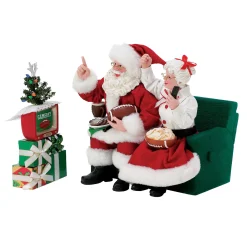 Department 56 Possible Dreams Santa Binge Sports Watching Figure 6015238