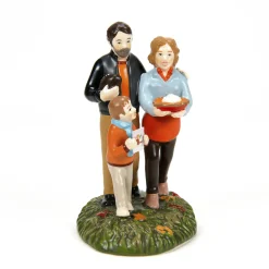 Department 56 Snow Village Halloween Touchdowns, Turkey & Pie Figure 6013601