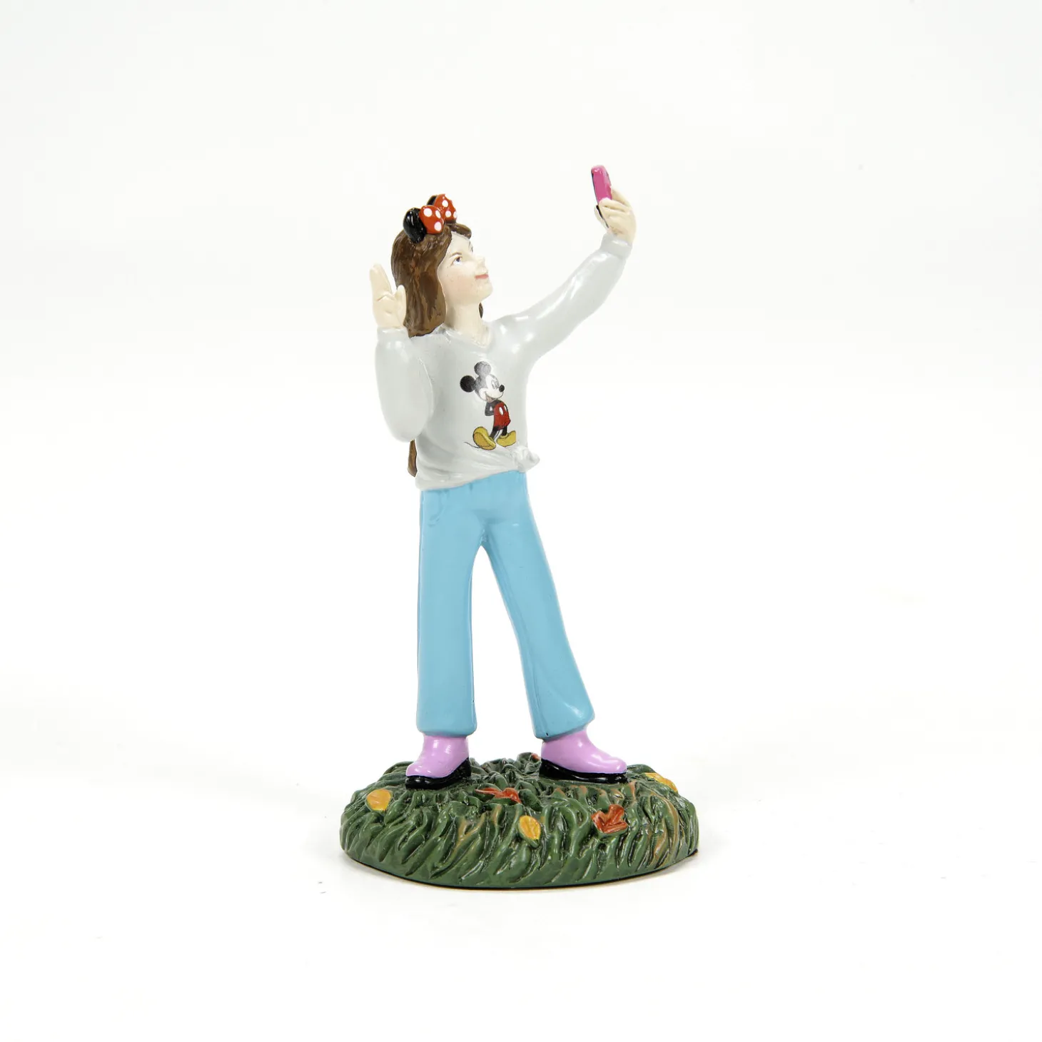 Department 56 Snow Village Halloween Visiting The Park Disney Figure 6014559