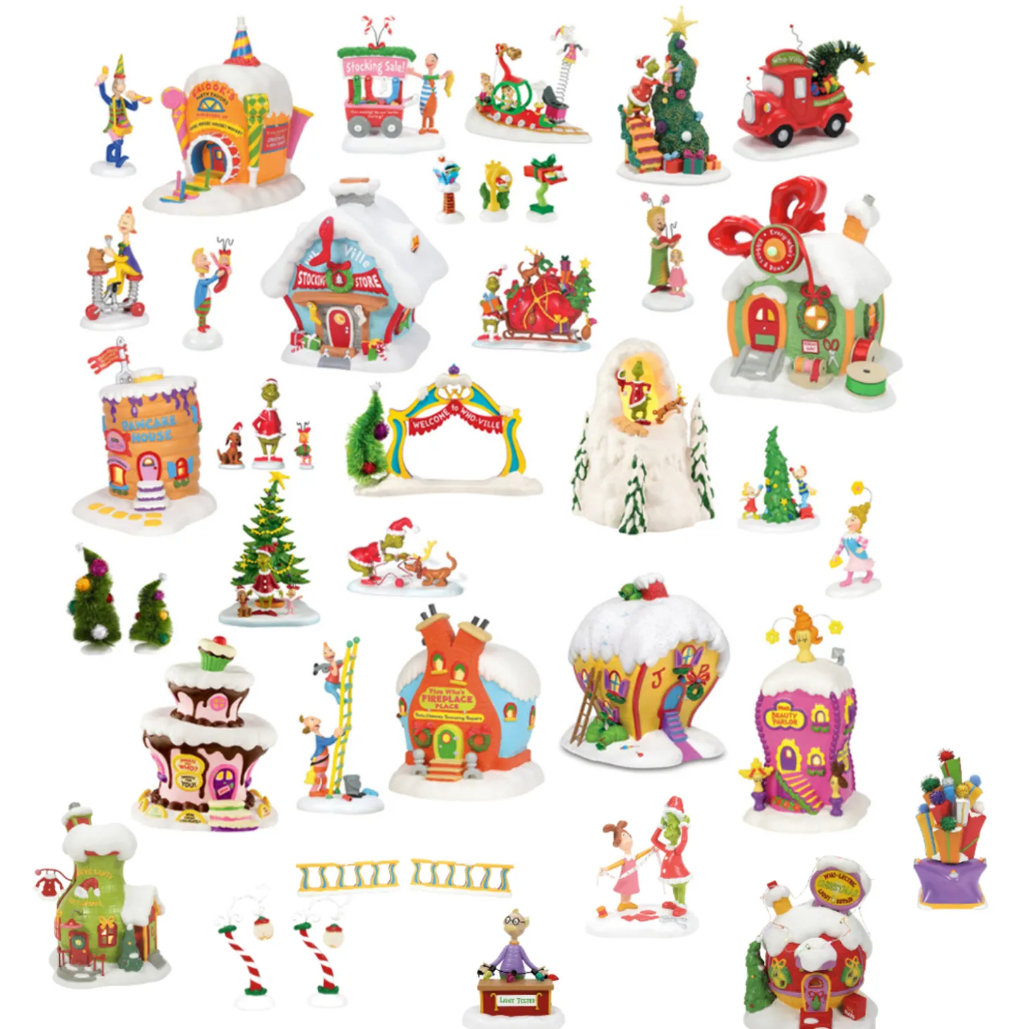 Department 56 The Grinch 2024 Full 34 Pc Set