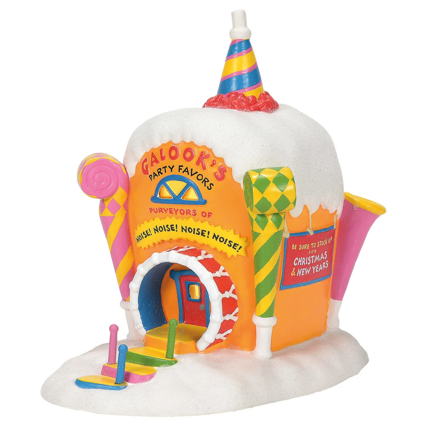 Department 56 The Grinch Village Who-Ville Galooks Party Favors Building 6001206