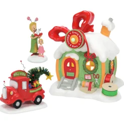 Department 56 The Grinch Village New For 2023 3 Pc Set