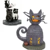 Department 56 The Nightmare Before Christmas New For 2024 Cat House And Dr. Finkelstein Set