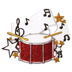 Drum Personalized Christmas Ornament OR1538